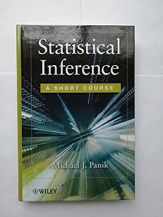 Statistical Inference: A Short Course book cover