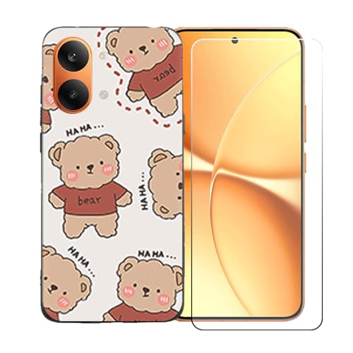 BMPNLSZ �K�p Poco X8 Pro Max+HD�����K���X�ɓK�����ėpTPU�ی�J�o�[�A�V���J�Q���V�F���o���p�[�ی�o�b�N�V�F��-�K�p Poco X8 Pro Max�ɓK����9�d�x�X�N���b�`�h�~�X�N���[���ی�J�o�[ LLM48