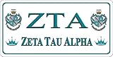 Zeta Tau Alpha Photo License Plate