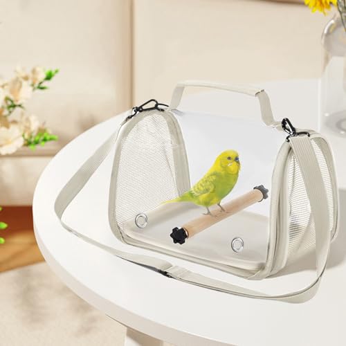 Cage de transport legere et pliable pour oiseaux au design aerodynamique