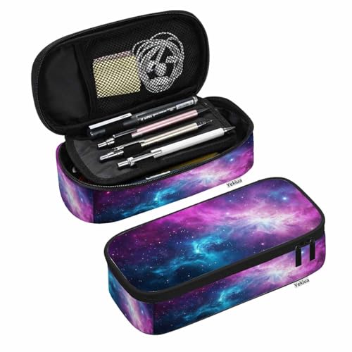 Image of Yekiua Galaxies Space Pen Bag Universe Black Holes Elements Large Pencil Case Big Capacity Pencil Pouch Pencil Holder
