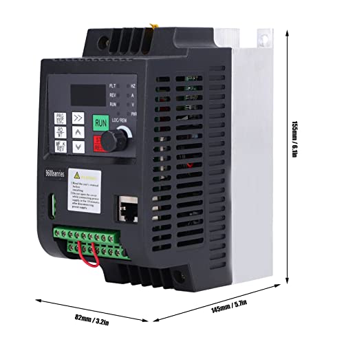 VFD 2.2KW,AC 3PH 0-220V 0-650Hz 10A Variable Frequency Drive Controller Solar-Photovoltaikpumpen-Antriebskonverter Motorantriebscontroller-Wechselrichter-Konverter für Solar-Photovoltaik-Panel