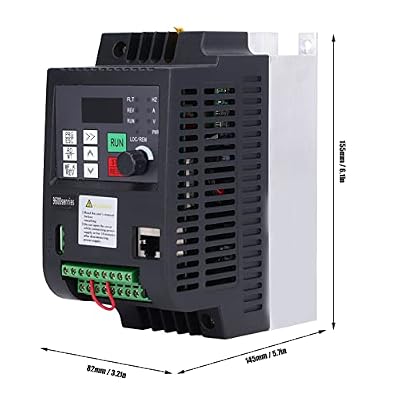 VFD 2.2KW,AC 0-220V 0-650Hz 10A Variable Frequency Drive Controller Solar Photovoltaic Pump Drive Converter Motor Drive Controller Inverter Converter for Solar Photovoltaic