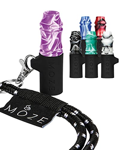Moze Tip Wild Line Purple - Hygienemundstücke - Mundstück Shisha - Zum Aufstecken - Alle Shisha Mundstücke (Purple)
