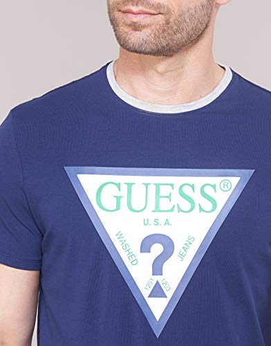 Guess Uomo Club Tee - T-Shirt con Stampa TG XXL