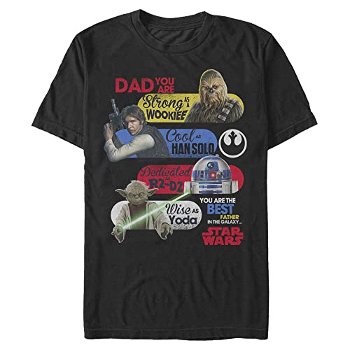 T-shirt Star Wars Galaxy Dad pour homme en coton coloré