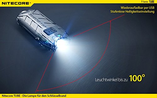 Nitecore Tube Keychain Light T Series 45 Lumen Multi Color Pocket Flashlight (Green) #TOP7
