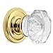 Baldwin 5080.IMR Individual Filmore Estate Door Knob Without Rosette, Polished Brass