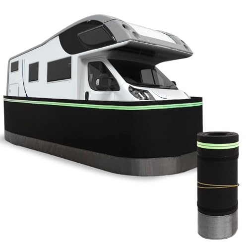 Esamploe Rv Underbelly Material,Mobile Home Skirting with Bottom Iron Mesh,2.62 x 65.62 Ft Mobile Home Skirting Panels,Skirtings for Mobiles Home Exterior,Rv Skirtings for Outdoor Garden Yard