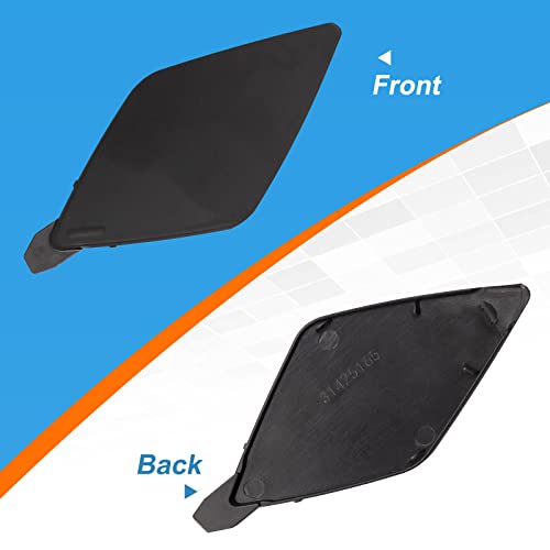 Front Bumper Tow Hook Cover Towing Eye Cap Fit For Volvo Xc60 2018 2019 2020 2021 39846406 398464065 31425165 (Unpainted, Right Passenger Side) Xinpinsai #TOP3