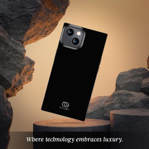 Image of COCOMII Rectangle for iPhone 15 Case, Glossy Ebony