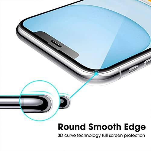 Image of DD SON Tempered Glass for Iphone 11 / XR | Screen Protector Full HD Quality Tempered Glass Anti-Scratch Edge to Edge Coverage with Easy Installation Kit (Black)