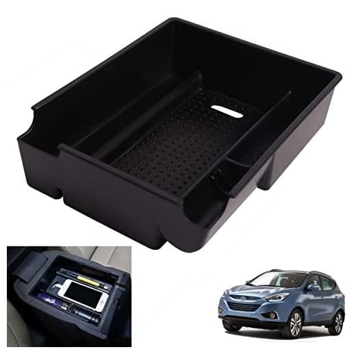 Apoyabrazos Consola Central con Caja de Almacenamiento para IX35 2011 - 2014 automática
