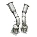YWEISPART Pair Front Left Right Catalytic Converters for Porsche Cayenne 4.8L V8 2007-2010 955113021CX 95511302130 955113022CX