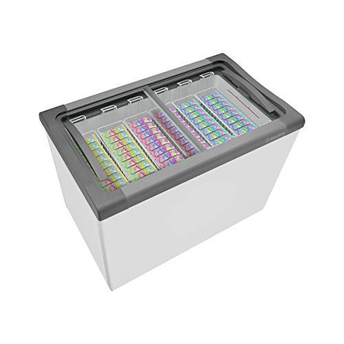 Freezer Expositor Horizontal Metalfrio Branco -15 °C A -18°C 318 Litros NF40SB 220V