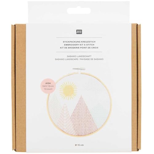 Rico Design Sashiko-Stickset Berg für 15,95 EUR bei amazon.de Bild: Rico Design Sashiko-Stickset Berg für 15,95 EUR bei amazon.de