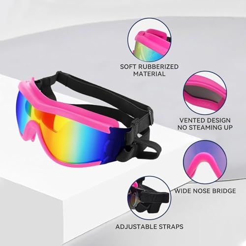 Lunettes de protection pour chien souffrant de sensibilité oculaire au soleil