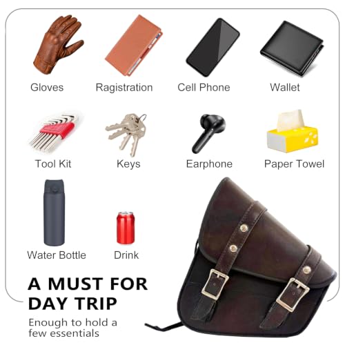 Dream Apparel Brown Leather Bag