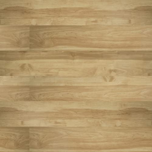 MSI McKenna Luxury Vinyl Flooring, Rigid Core Planks, LVT Tile, Click Lock Floating Floor, Waterproof LVT, Wood Grain Finish, Sample Plank, Brunette Sol