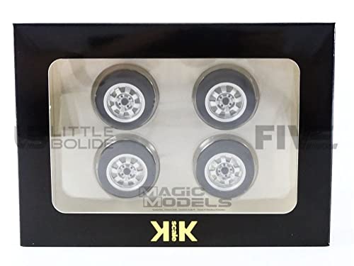 KK Scale Models KKDCACC015 Carro Miniatura Gris Metálico