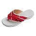 Tongs Femme été Sandale Talon Haut Bout Rond Desert Boots Plat Lacets Autobloquants ExtéRieur Fashion Rugby(Rouge,38)