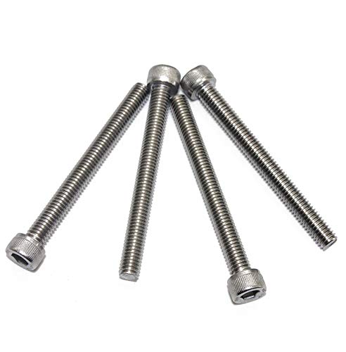 Cylinder Head Metal Bolt Screws DIN 912 A2-70 Stainless Steel M 5 x 55 mm Pack of 10, Silver, M5 x 55 mm (10 Stück)