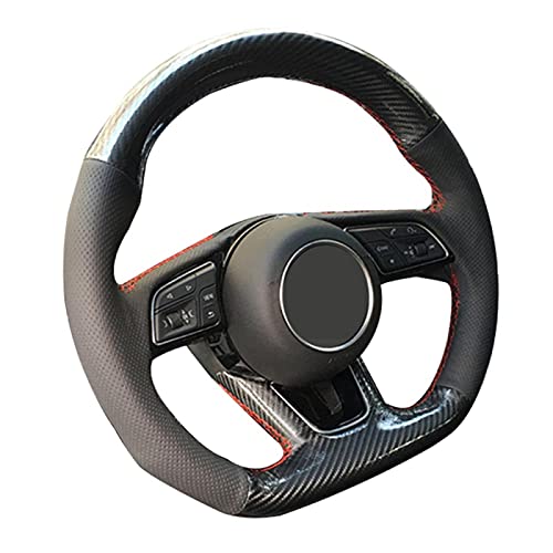 ESPTO Couvre Volant pour Audi A3 A4 Avant A5 A1 Sportback Q2 Bricolage Anti-dérapant Noir Cover