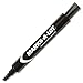AVERY 08888 Large Permanent Ink Markers, Chisel Point, Black Ink