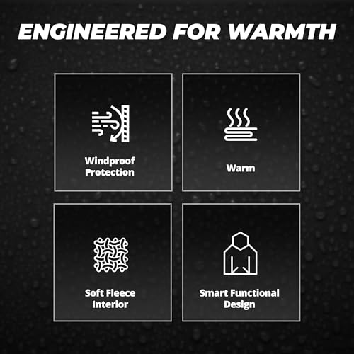 Gale Softshell Pullover – Black – Windproof, Water-Resistant Ice Fishing Jacket – Durable & Breathable Outerwear3