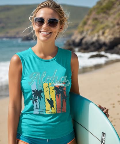 Image of Vacay Mode T Shirts for Women Summer Beach Hawaii Vacation Short Sleeve Tops Holiday Cruise Getaway T Shirts