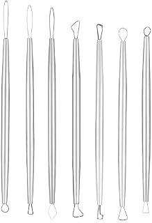 Ceramic Pottery & Clay Ribbon Sculpting Tool Kit (Set of 7)