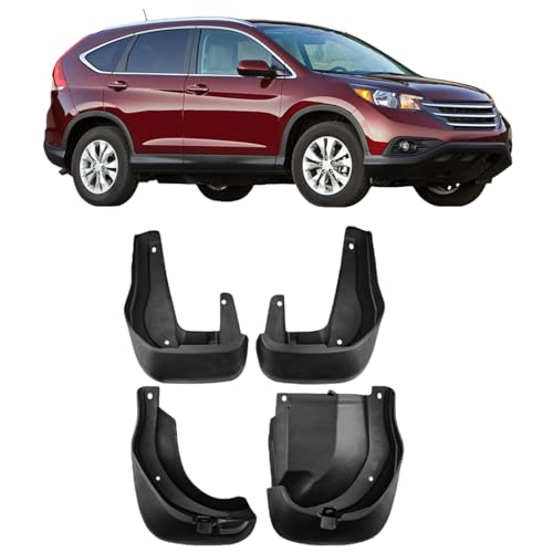 4-Piece Mud Flaps Set Fit for Honda CRV 2012-2016, Front