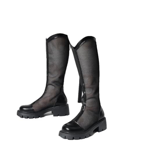 Bottes d'équitation d'été creuses à bouche en V pour les concours hippiques estivaux