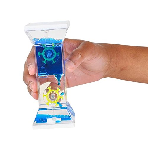 Neliblu Liquid Water Wheel Timer Toy for Sensory Play, Fidget Toy