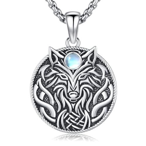 Collier loup viking argent 925 anti-ternissement, fini les bijoux ternes et fragiles