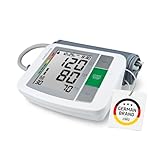 Medisana BU 510 Oberarm Blutdruckmessgerät, Blutdruck- und Pulsmesser mit Speicherfunktion, Ampel-Skala, Blutdruckmanschette mit Anzeige eines unregelmäßigen Herzschlags