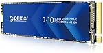 ORICO M.2 NVMe SSD 512GB with Heatsink, Up to 2800MB/s PCIe Gen3x4 2280 Internal Solid State Drive, SLC Cache 3D NAND, Compatible with Laptop and PC Desktops -J10 (512GB)