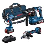 Bosch – Bosch Professional 18V System Akku-Combo Kit: GSB 18V-45 + G