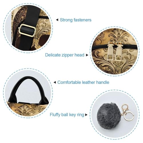 Image of ALAZA Skull Floral Tatto Halloween Backpack Purse for Women Anti Theft Fashion Back Pack Shoulder Bag