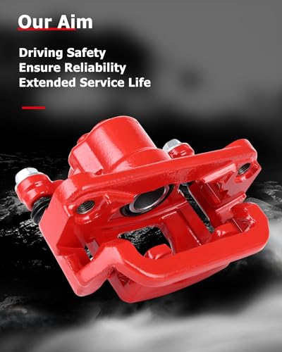 Image of cciyu Rear Left Brake Caliper Assembly w /Bracket 19-B2780A 2007 2008 2009 2010 2011 2012 For Nissan For Altima,2007 2008 For Nissan For Maxima