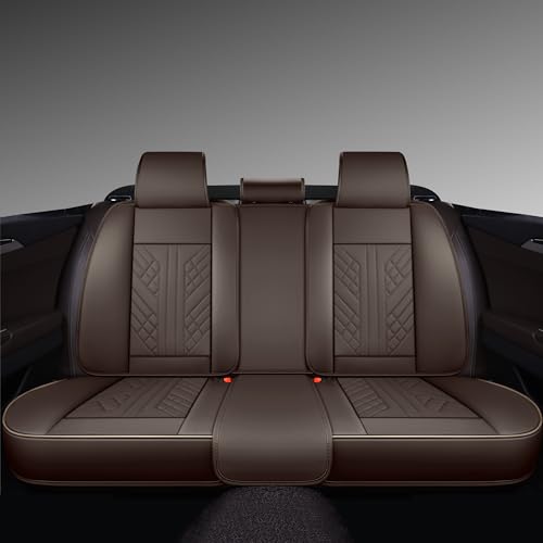 Image of GXT Bench Seat Cover, Premium Faux Leather Bench Seat Covers for Trucks - Universal Fit for Most Sedans SUV Pick-up Truck, Durable for Long Lasting Protection(Coffee)