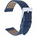 Price comparison product image Talk Time Genuine Calf Leather Watch Strap Dark Blue (14mm)