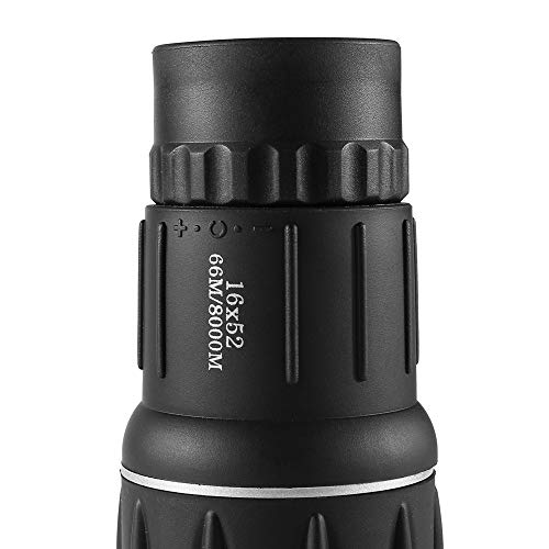 Yorten 16x52 Telescópio Monocular de Alta Potência e Foco Duplo Ao Ar Livre Portátil Portátil Ultra