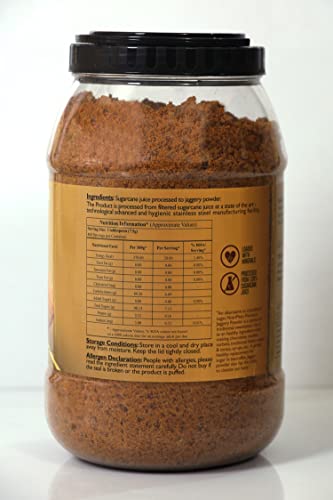 Image of Nutriplato-enriching lives Jaggery | Gur Powder Premium Jar, 3 Kg (Pack of 2)