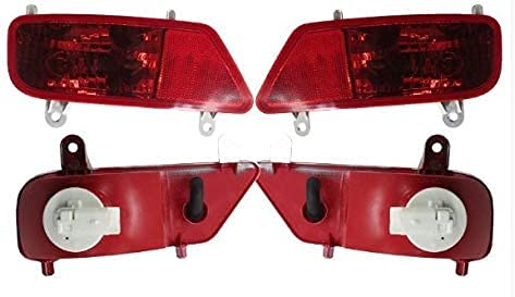 Feux antibrouillard pare-chocs arrière pour Peugeot 3008 de 2009 à 2016 en lot de 2