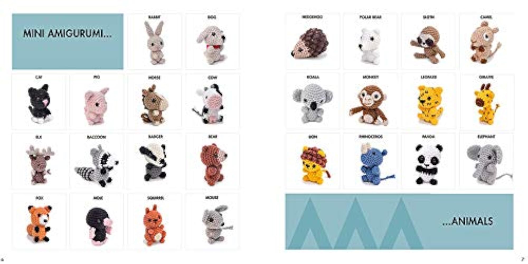 Mini Amigurumi Animals: 20 Tiny Creatures to Crochet