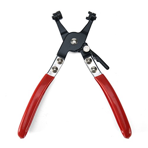 Huoqi Auto Repair Tool Swivel Flat Band Hose Clamp Pliers Clamping Tool (Pack of 1PCS)