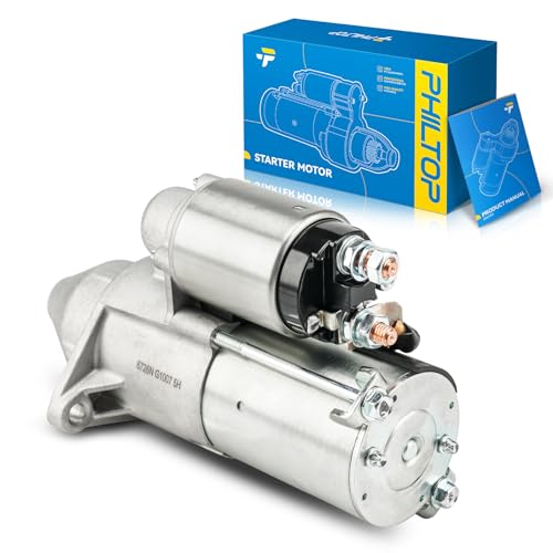 Image of PHILTOP New 6726N Starter Compatible with Aveo 2004-2008 | 1.2KW Starter for Aveo 2004-2008, Aveo5 2007-2008, Lanos 1999-2002