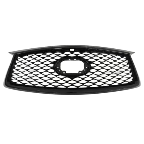 Calandre supérieure Infiniti QX50 pour remplacer une grille usée, nid d'abeille noir brillant