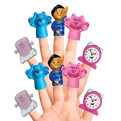 Cadeaux de Pâques Blue's Clues lot 10 marionnettes à doigts bébé jouet bain ludique